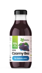 EkaMedica Syrop Czarny Bez, bez dodatku cukru 300 ml
