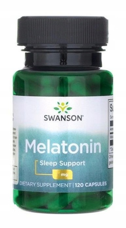 SWANSON MELATONINA 1MG 120KAPSUŁEK