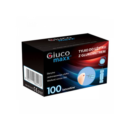 LANCETY GLUCOMAXX, badaj sie sam,100 SZTUK
