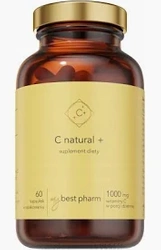 MYBEST C NATURAL+, naturalna witamina C,  60KAPSUŁEK