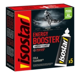 Isostar Energy Booster, żel energetyczny, smak cola, 5 saszetek po 20 g