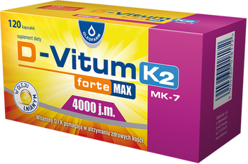 D-VITUM FORTE MAX 4000J.M. K2 120KAPSUŁEK