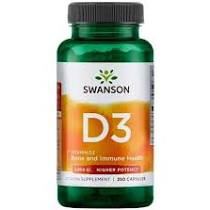 SWANSON WITAMINA D3 2000I.U. 250KAPSUŁEK