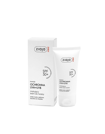 ZIAJA MED KREM MATUJĄCY SPF 50+ 50ML