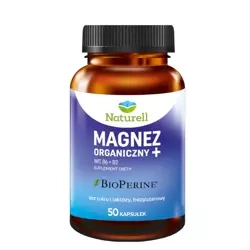 Naturell Magnez Organiczny+ 50 kapsułek