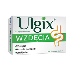 ULGIX WZDĘCIA 80MG 100KAPSUŁEK