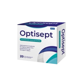 Optisept chusteczki okulistyczne 20 sztuk