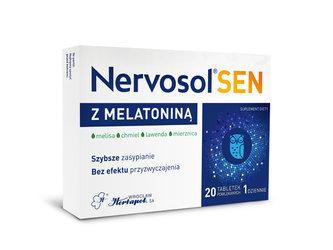 NERVOSOL SEN Z MELATONINĄ 20TABLETEK