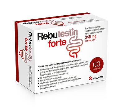 REBUTESTIN FORTE,maślan sodu, 60KAPSUŁEK