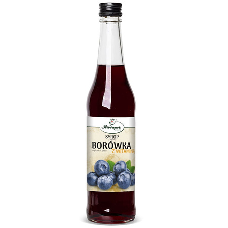 SYROP BORÓWKA Z WITAMINĄ C 420ML (HERBAPOL)