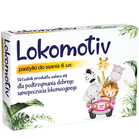 Lokomotiv pastylki do ssania 6 sztuk
