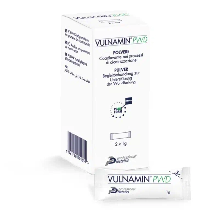 Vulnamin PWD proszek na rany, 2 saszetki  po 1 g