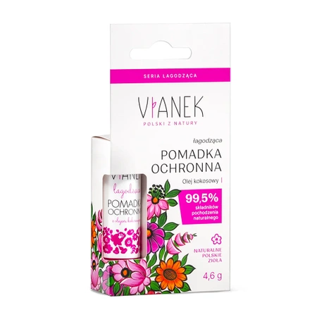 Vianek pomadka do ust z olejem kokosowym 1 sztuka