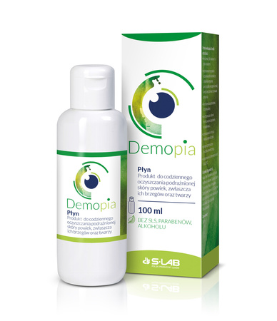 Demopia płyn do oczyszczania skóry powiek 100 ml