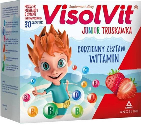 Visolvit Junior Truskawka 30 saszetek