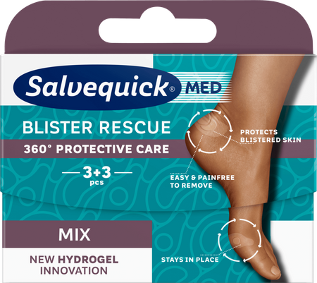 PLASTRY SALVEQUICK BLISTER RESCUE MIX 6SZTUK 