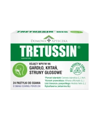 Tretussin, pastylki do ssania, 24 sztuki