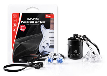 Haspro Pure Music Earplugs, zatyczki do uszu, 2 pary