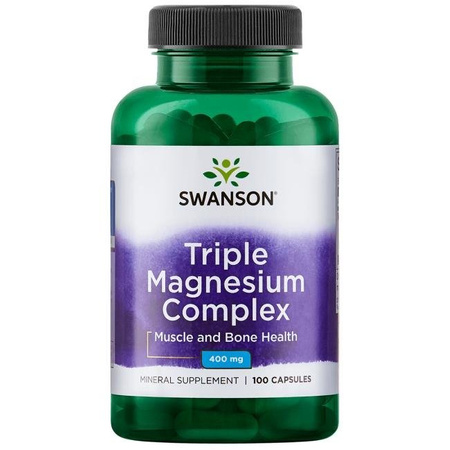 SWANSON TRIPLE MAGNESIUM COMPLEX 100 KAPSUŁEK