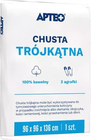 CHUSTA TRÓJKĄTNA APTEO CARE 1 SZTUKA