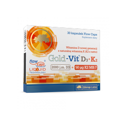 OLIMP odporność GOLD-VIT D3 + K2 30 KAPSUŁEK