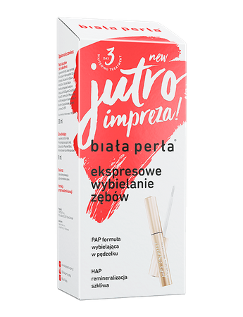 BIAŁA PERŁA JUTRO IMPREZA! ŻEL WYBIELAJĄCY 8ML