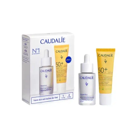 Zestaw Caudalie Vinoperfect serum na przebarwienia 30 ml + krem SPF50 20 ml