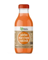 EKAMEDICA SOK JABŁKO, MARCHEW, ROKITNIK 300ML