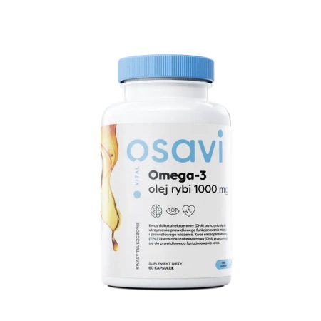 Osavi Omega-3 olej ryb 1000mg 60 kapsułek