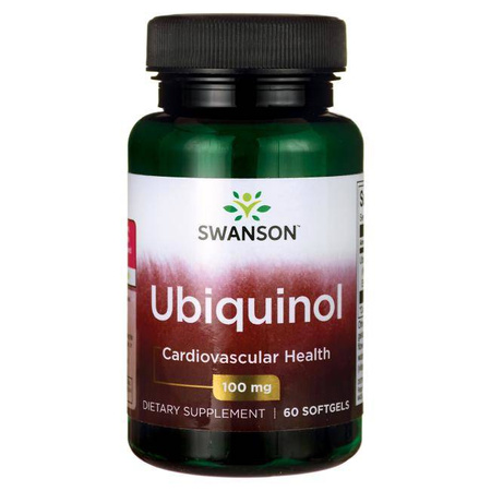 SWANSON UBIQUINOL 100MG, koenzym, 60KAPUŁEK