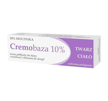 Cremobaza 10%, krem półtłusty z mocznikiem, 30 g