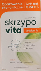 Skrzypovita 1 x dziennie, 42 tabletki + 14 tabletek gratis