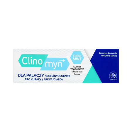 CLINOMYN PASTA DO ZĘBÓW DLA PALACZY 75ML