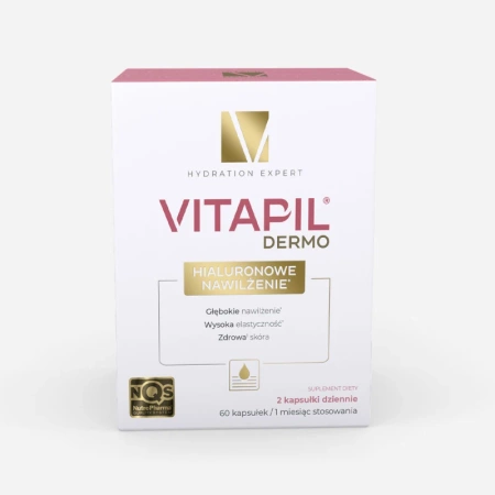 VITAPIL DERMO Hialuronowe Nawilżenie 60KAPSUŁEK