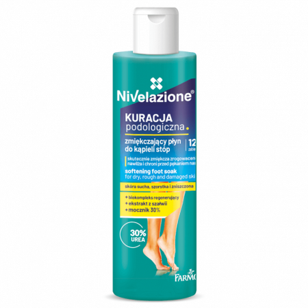 NIVELAZIONE KURACJA PODOLOGICZNA ZMIĘKCZAJĄCY PŁYN DO KĄPIELI STÓP 170ML
