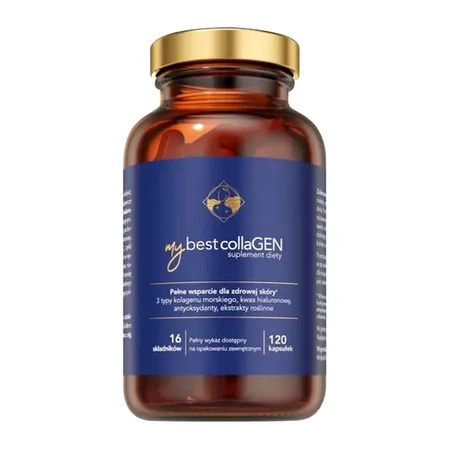 MYBEST CollaGEN, najczystszy  kolagen morski,150KAPUŁEK