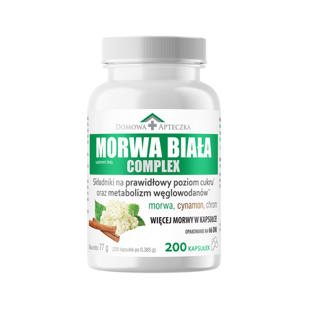 Morwa Biała Complex 200 tabletek (Domowa Apteczka)