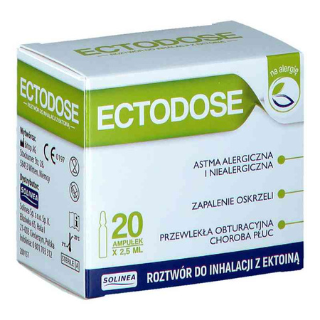ECTODOSE ROZTWÓR DO INHALACJI Z EKTOINĄ 20SZTUK
