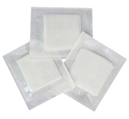 KOMPRESY GAZOWE, JAŁOWE 10CMX10CM 3SZTUKI