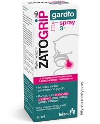 Zatogrip MD Gardło, spray do jamy ustnej i gardła, 30 ml