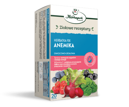 HERBATKA FIX ANEMIKA 20SASZETEK (HERBAPOL KRAKÓW)
