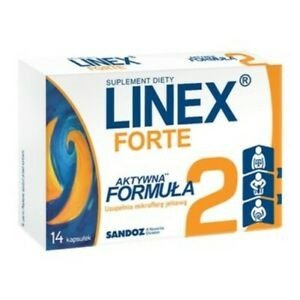 Linex Forte, probiotyk, 14 kapsułek