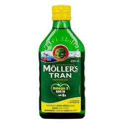 Moller's Tran norweski, smak cytrynowy, 250 ml