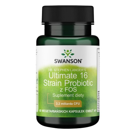 Swanson Ultimate 16 Strain Probiotic 60 kapsułek
