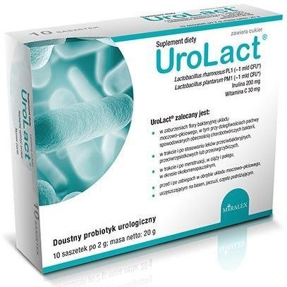 UROLACT DOUSTNY PROBIOTYK UROLOGICZNY 10SASZETEK 