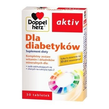 DOPPELHERZ AKTIV DLA DIABETYKÓW 30 TABLETEK