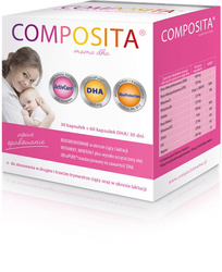 Composita Mama DHA 30kapsułek+60kapsułek DHA/ 30dni stosowania