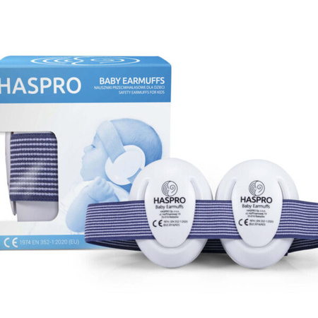Haspro Baby, nauszniki przeciwhałasowe (blue), 1 sztuka