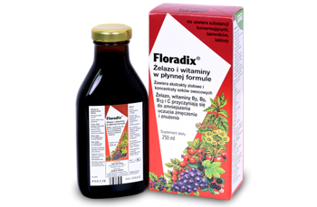Floradix Żelazo i witaminy płyn 250 ml