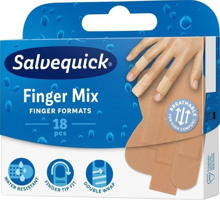 SALVEQUICK FINGER MIX 18 PLASTRÓW